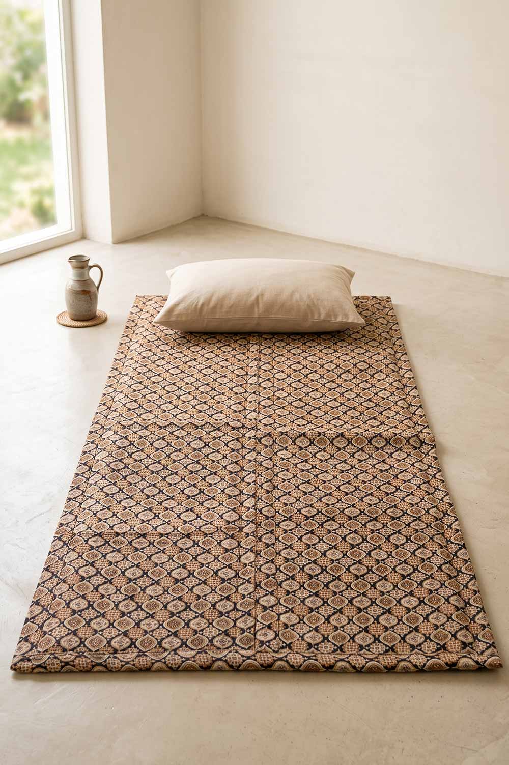 Madurkathi Double Fold Cotton Bed (3*6) feet