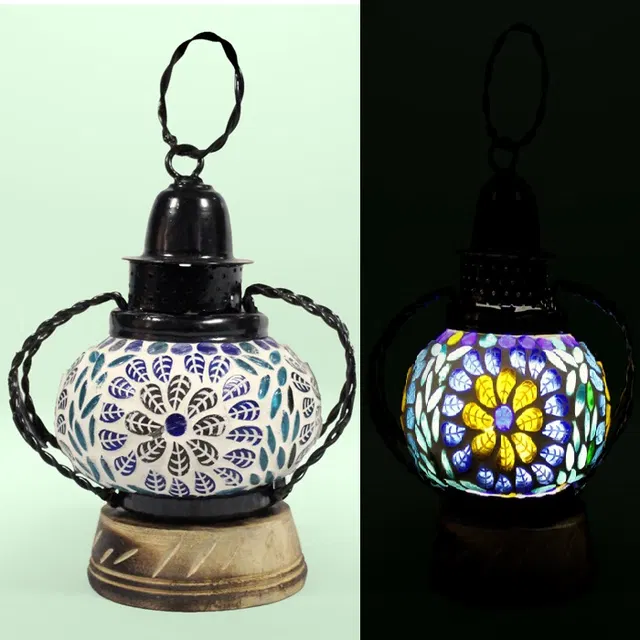 Firozabad Glass Craft Lantern (5 Inches)