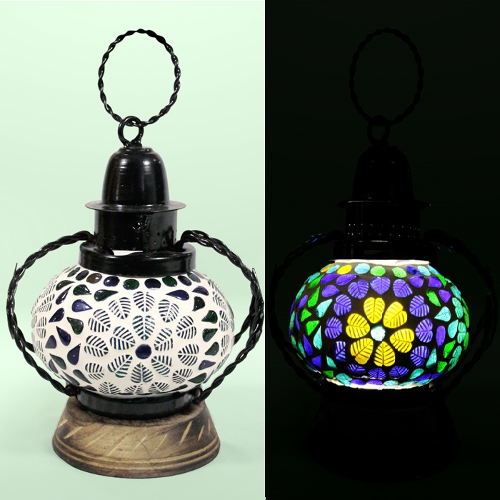 Firozabad Glass Craft Lantern (5 Inches)