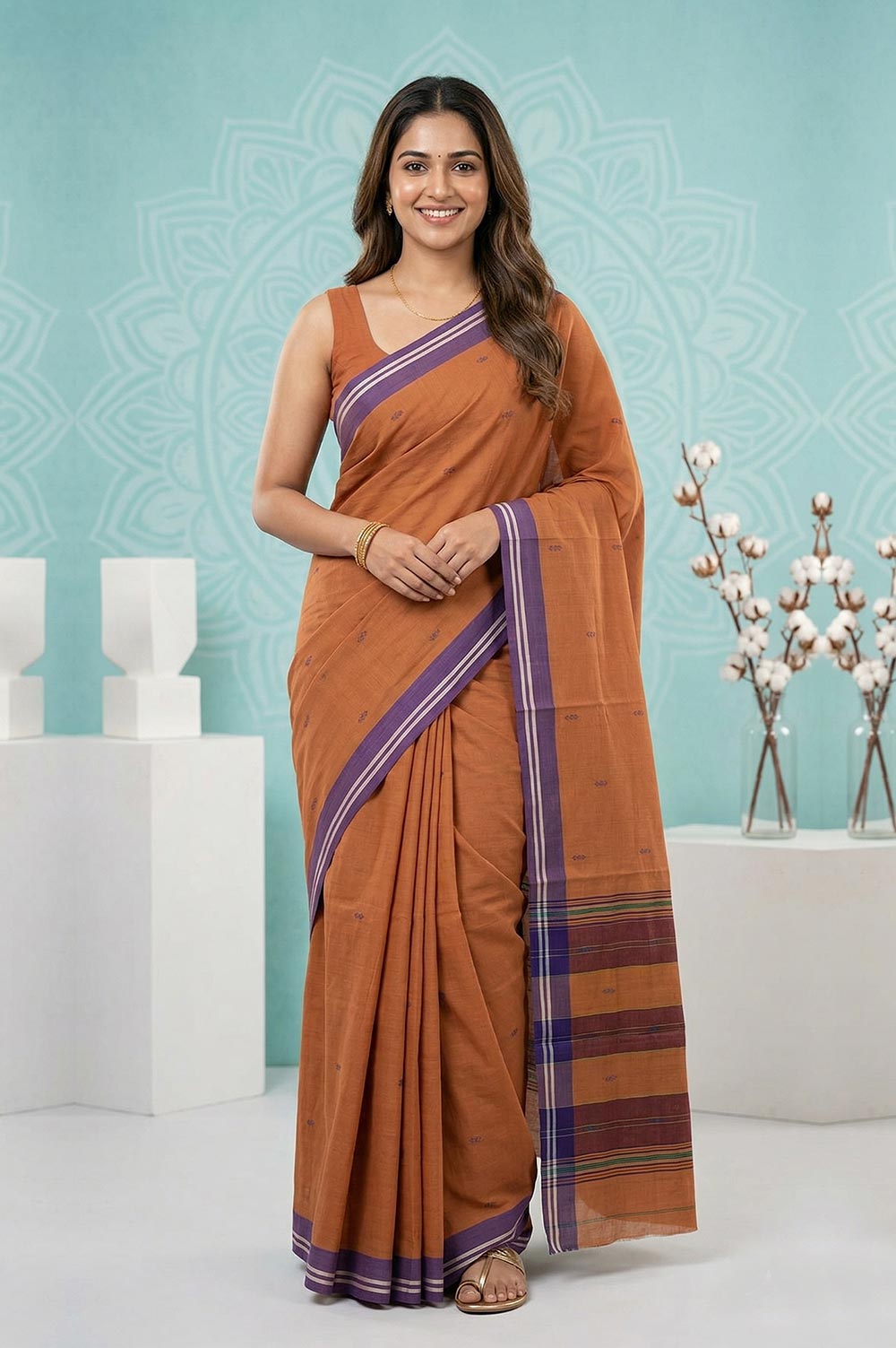 Udupi Handloom Cotton Saree