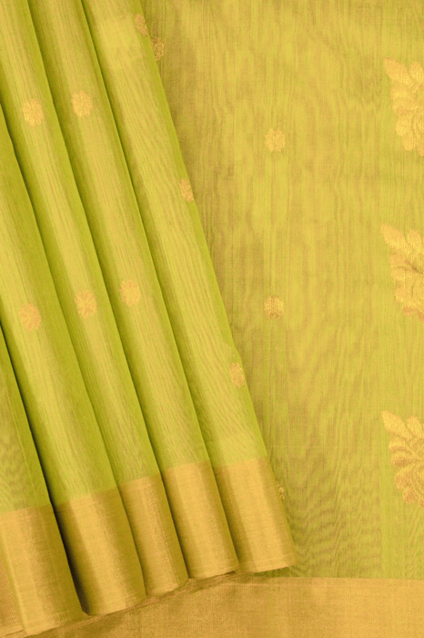 Chanderi Handloom Cotton-Silk Saree