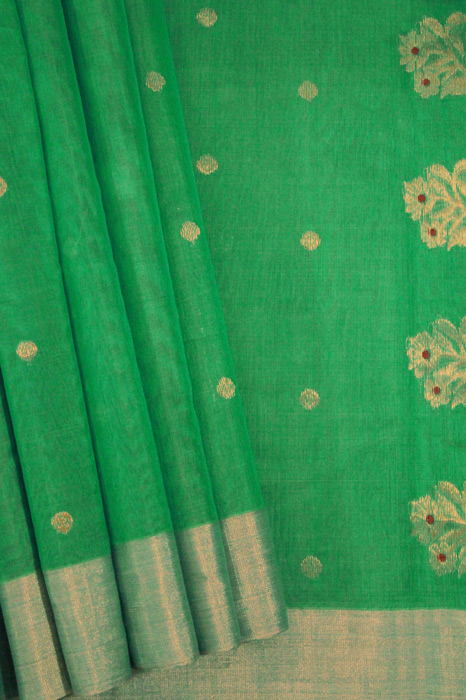 Chanderi Handloom Cotton-Silk Saree