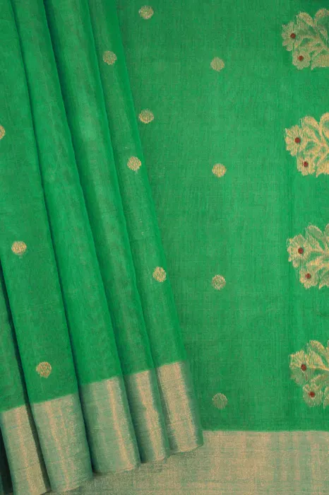 Chanderi Handloom Cotton-Silk Saree
