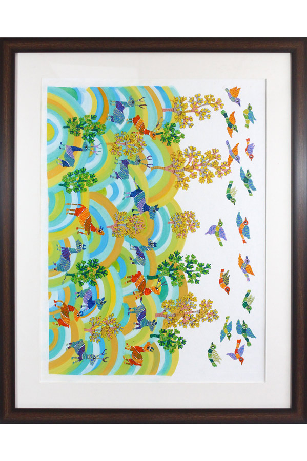Gond Art (27x22) Inches