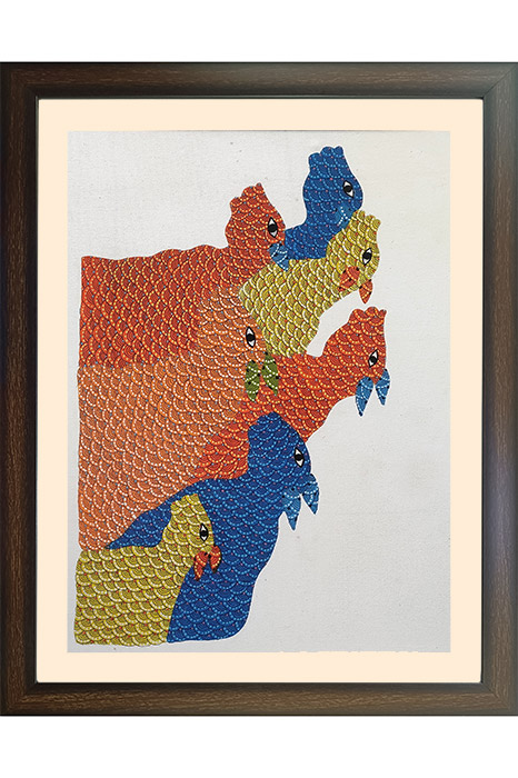 Gond Art (27x22) Inches