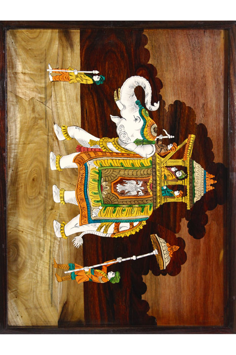 Mysore Rose Wood Inlay - Ambari (21*16) Inches