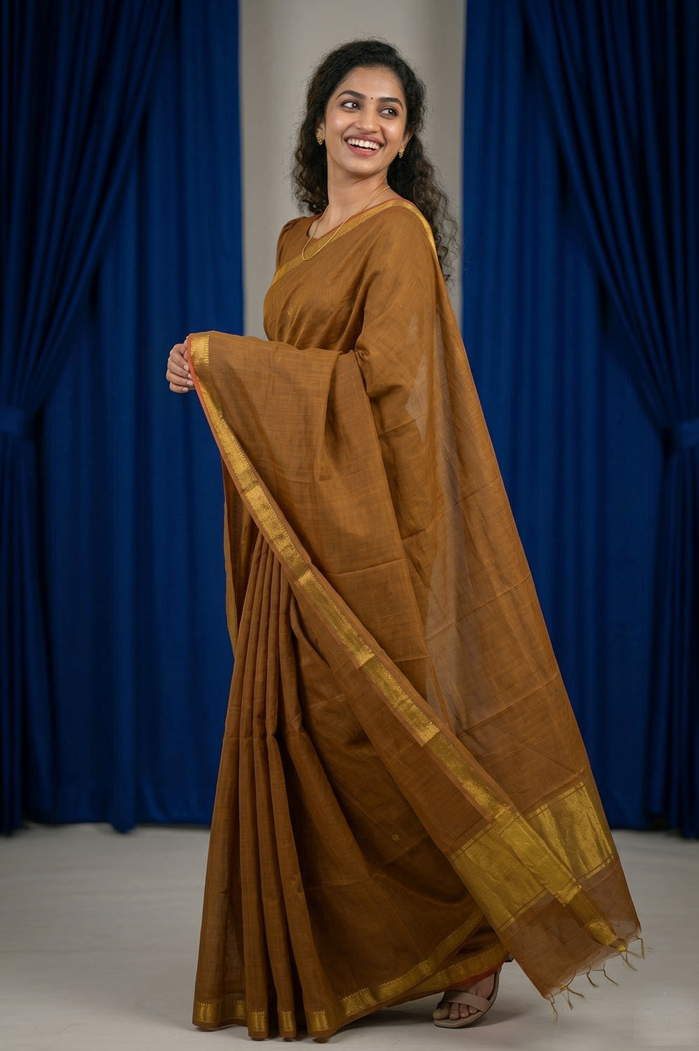 Mangalagiri Handloom Pure Cotton Saree