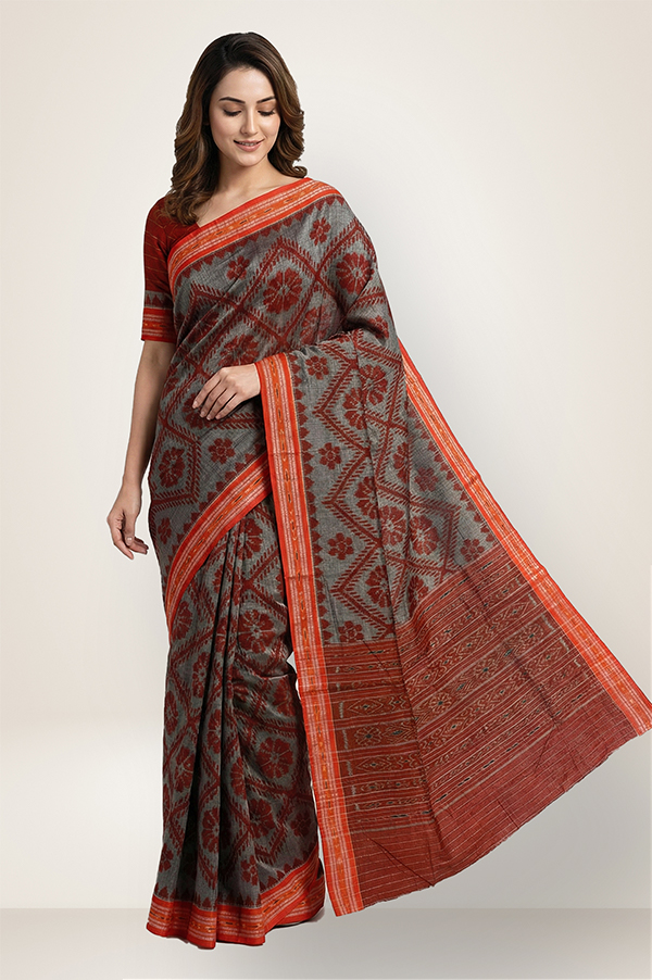 Orissa Ikat Deha Banda Cotton Saree