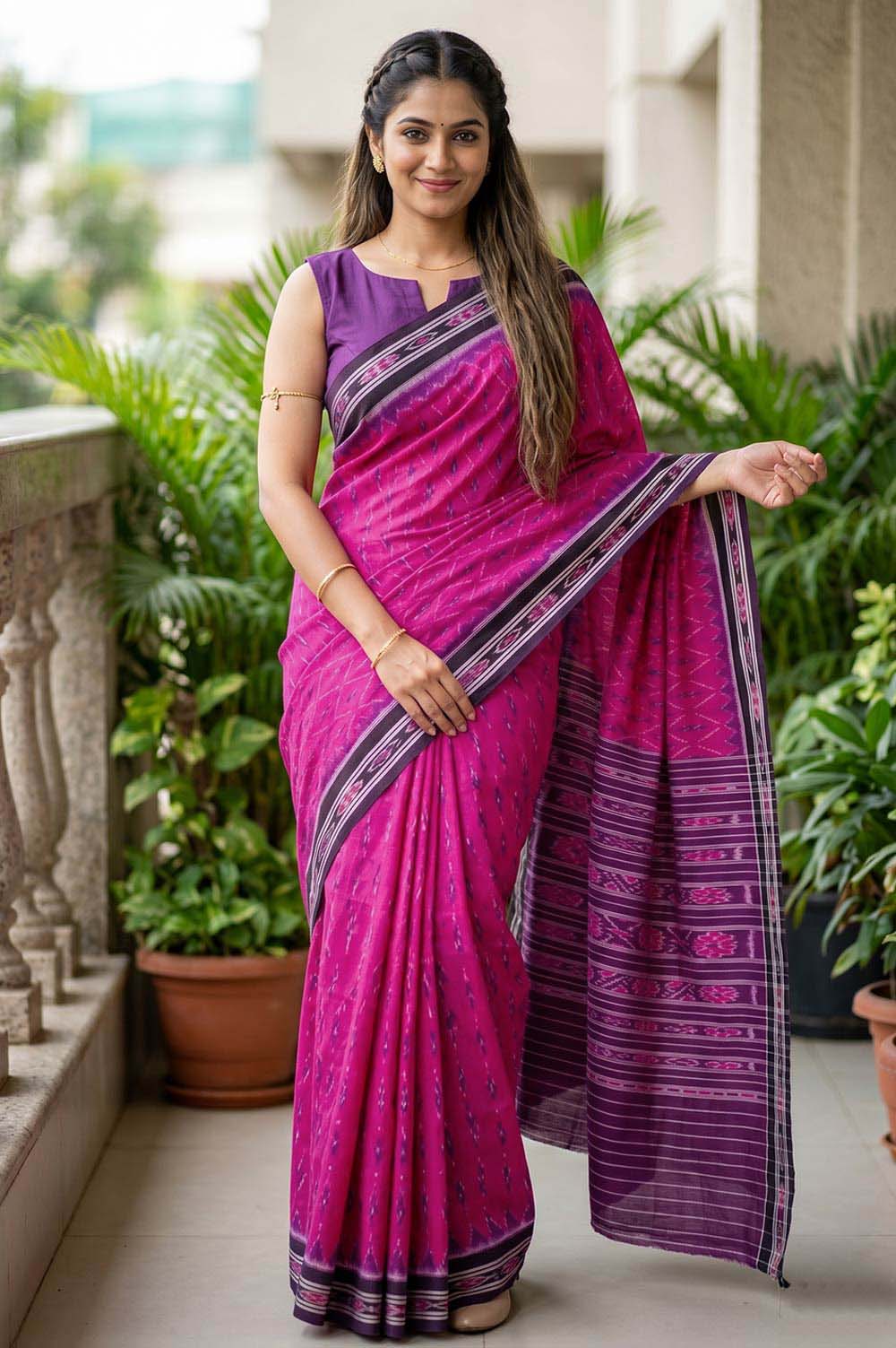 Orissa Ikat Deha Banda Cotton Saree