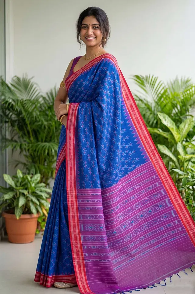 Orissa Ikat Deha Banda Cotton Saree