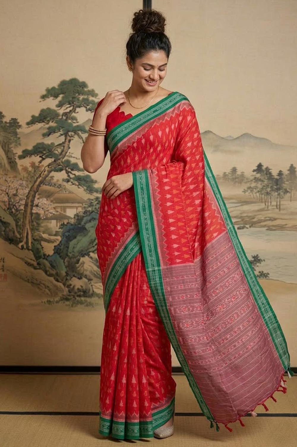 Orissa Ikat Deha Banda Cotton Saree