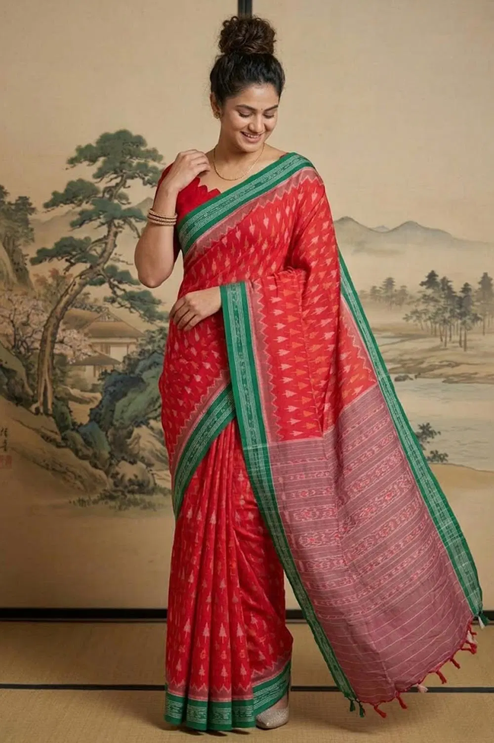 Orissa Ikat Deha Banda Cotton Saree