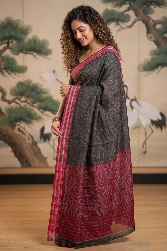 Orissa Ikat Deha Banda Cotton Saree