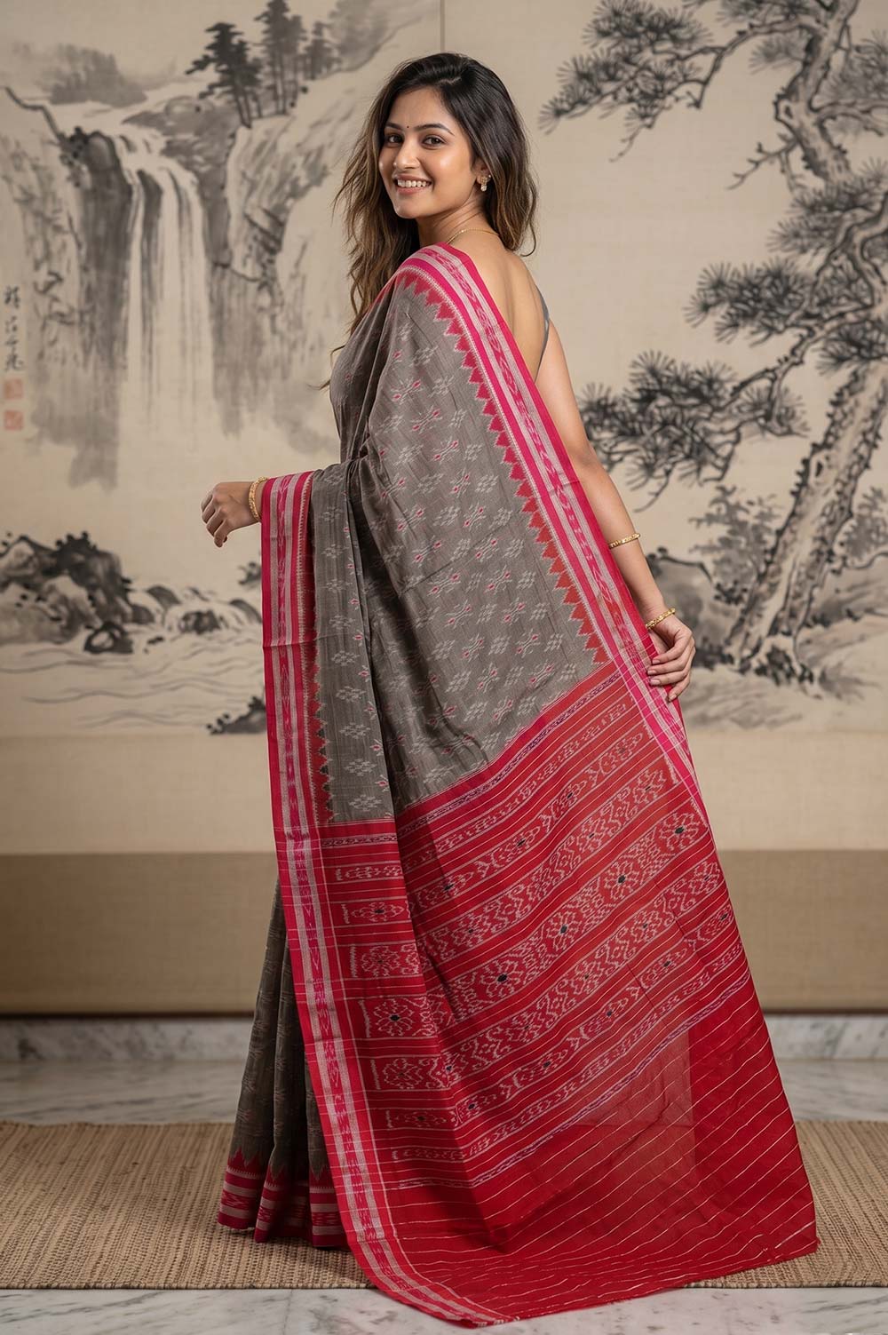 Orissa Ikat Deha Banda Cotton Saree
