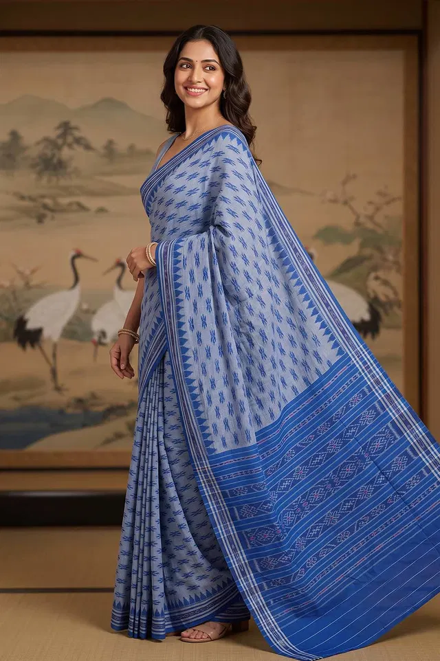 Orissa Ikat Deha Banda Cotton Saree