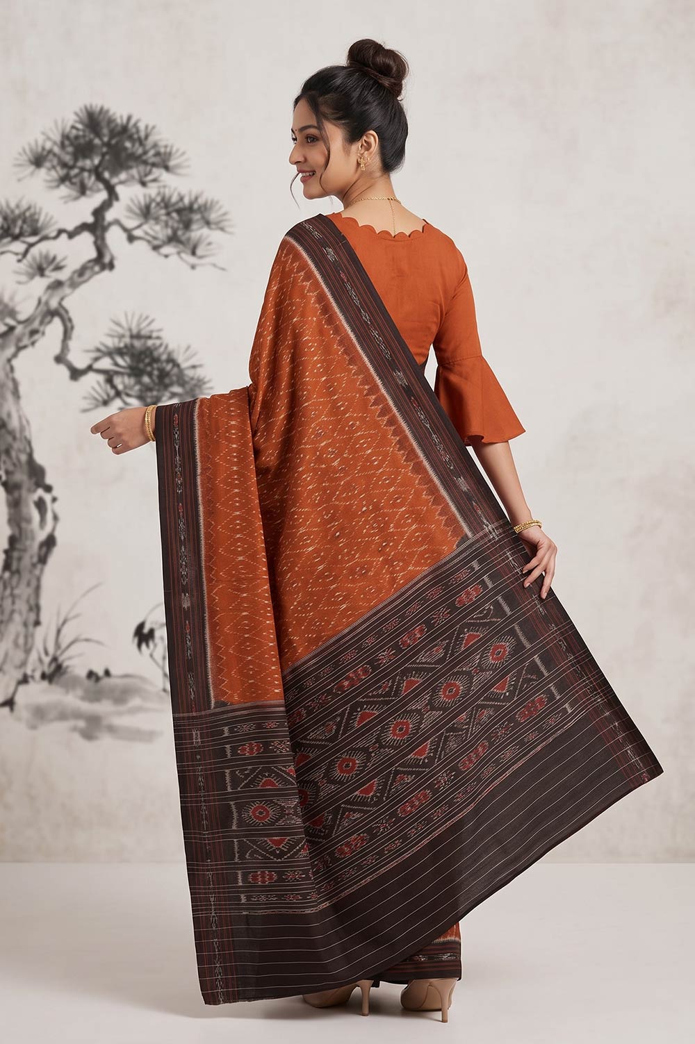 Orissa Ikat Deha Banda Cotton Saree