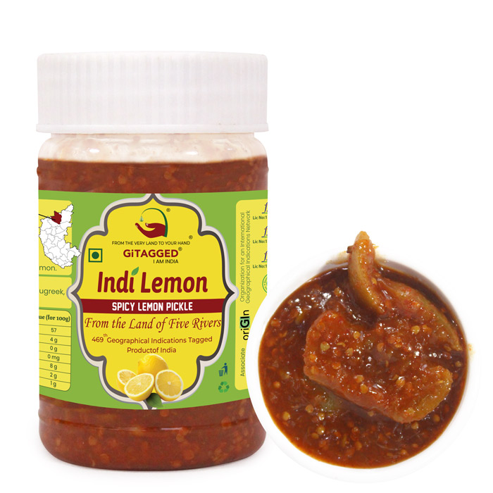 Indi Lemon Pickle (Spicy) - 200 gm