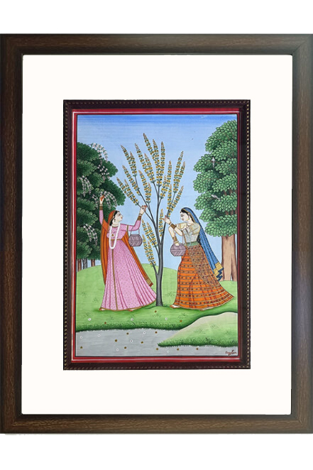 Kangra Miniature Paintings (15x19) Inches