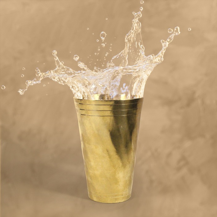 Mirzapur Brass Utensils - Tumbler 300ml (360grams)