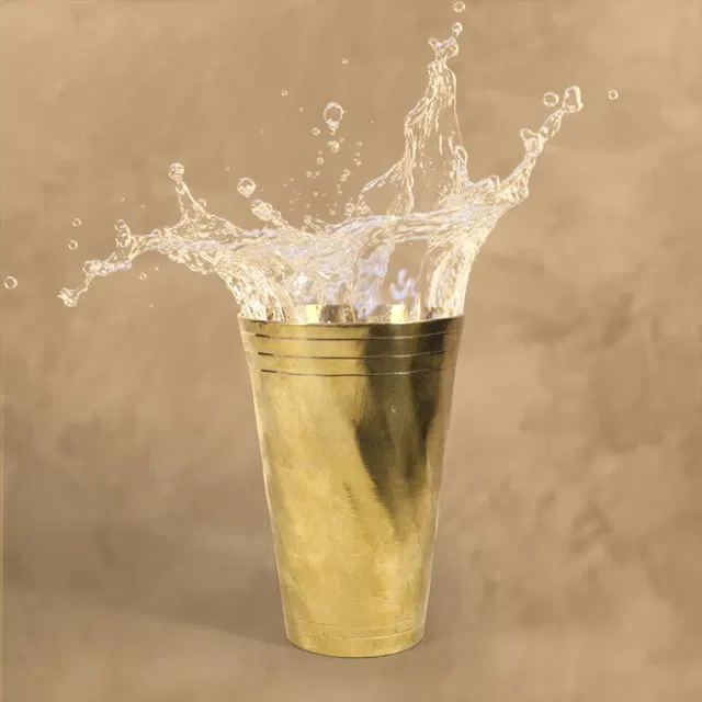 Mirzapur Brass Utensils - Tumbler 300ml (360grams)