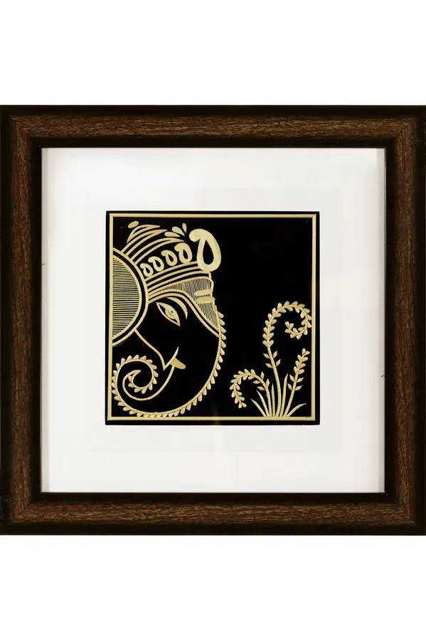 Sikki Grass Art - Ganesha (11.5*11.5) Inches