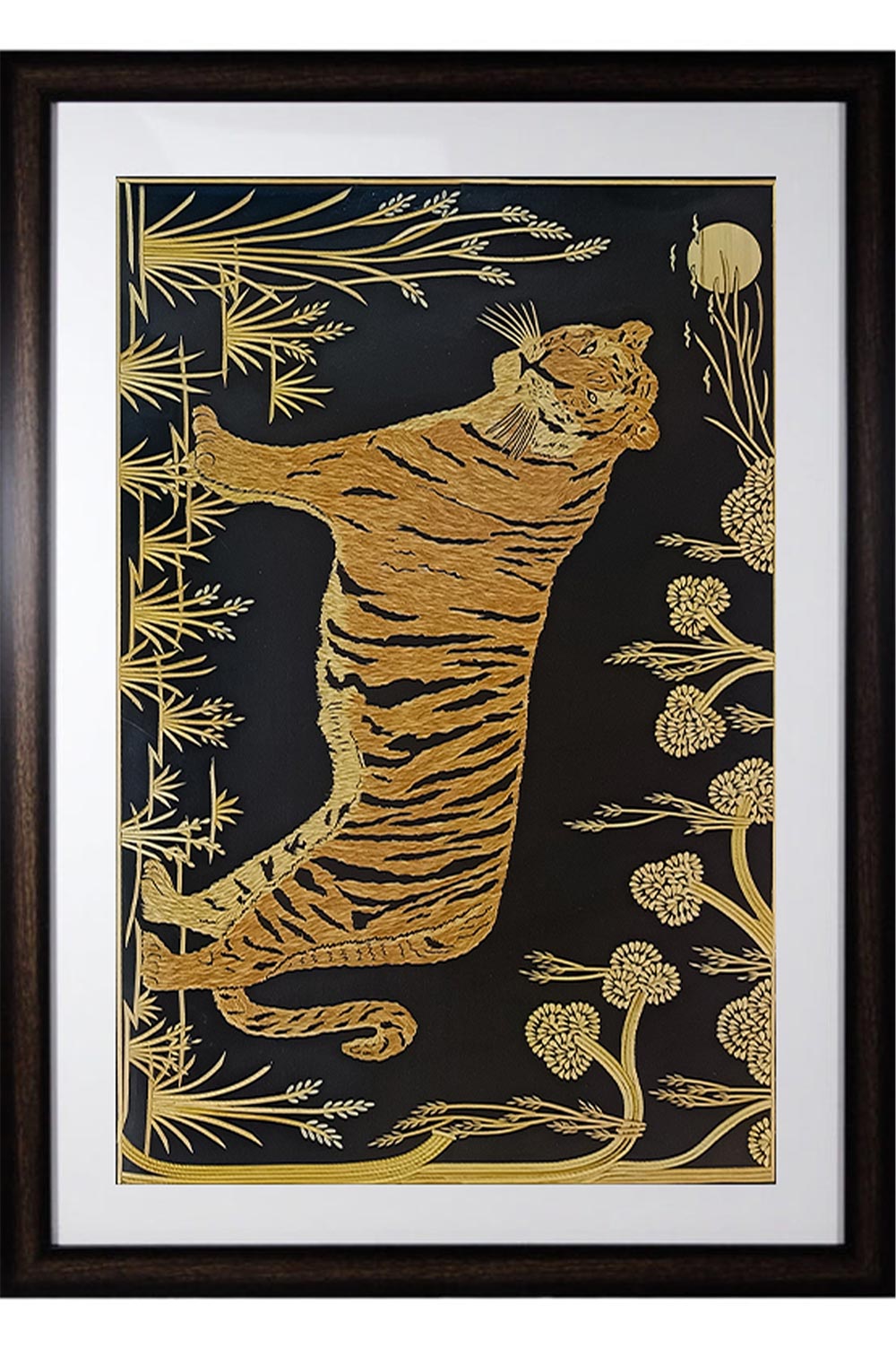 Sikki Grass Art - Tiger (28*19) Inches