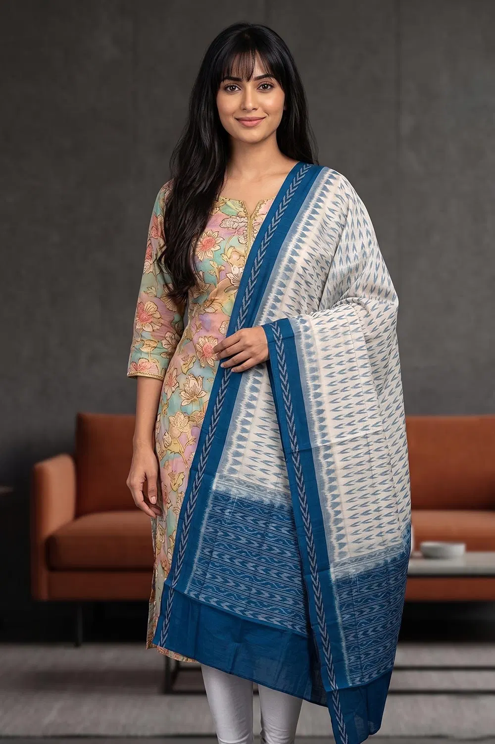 Sambalpuri Bandha Dupatta