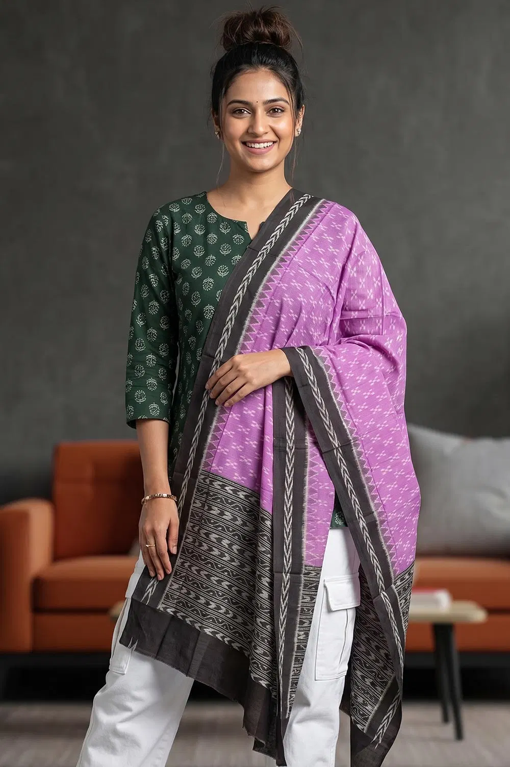 Sambalpuri Bandha Dupatta