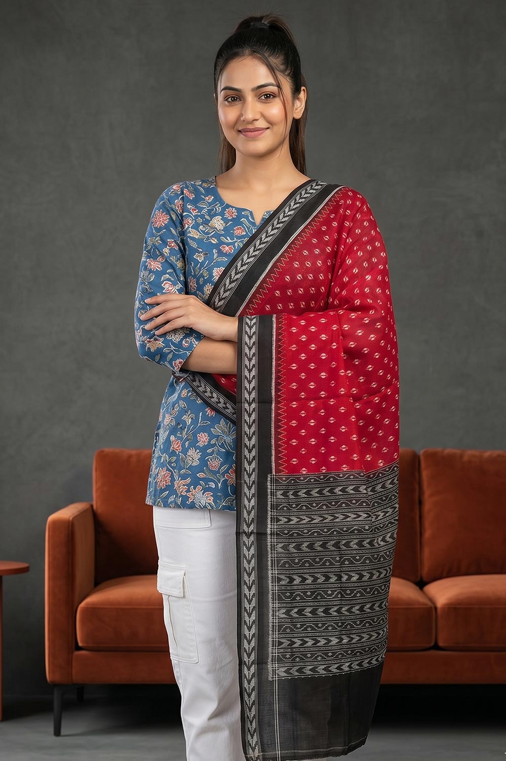 Sambalpuri Bandha Dupatta