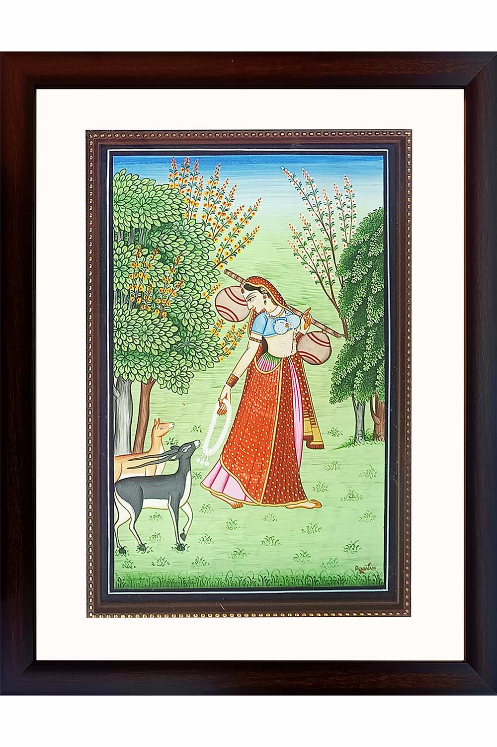Kangra Miniature Paintings (15x19) Inches
