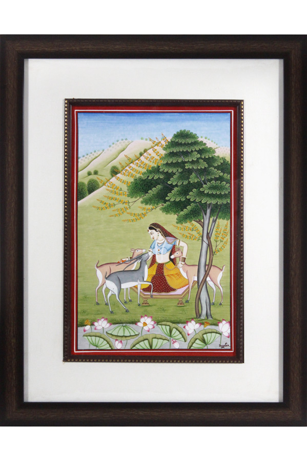 Kangra Miniature Paintings (15x19) Inches
