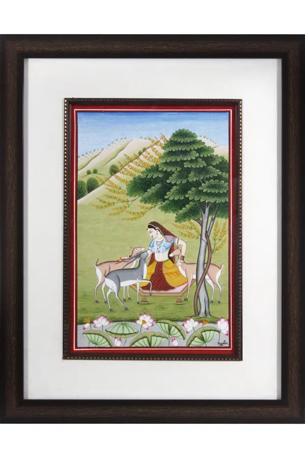 Kangra Miniature Paintings (15x19) Inches