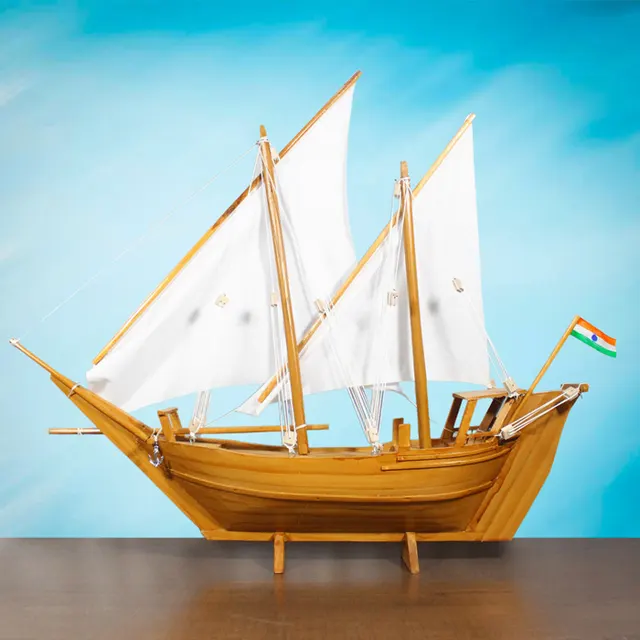 Miniature Beypore's Uru - The Legendary Sailing Boat