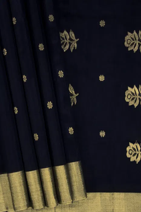 Chanderi Handloom Cotton-Silk Saree