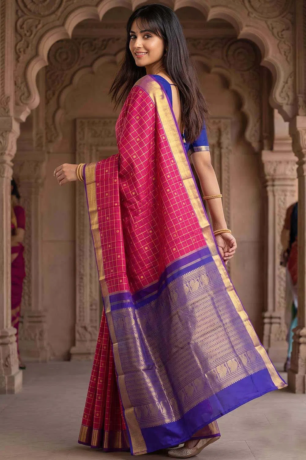 Kancheepuram Pure Silk Handloom Saree
