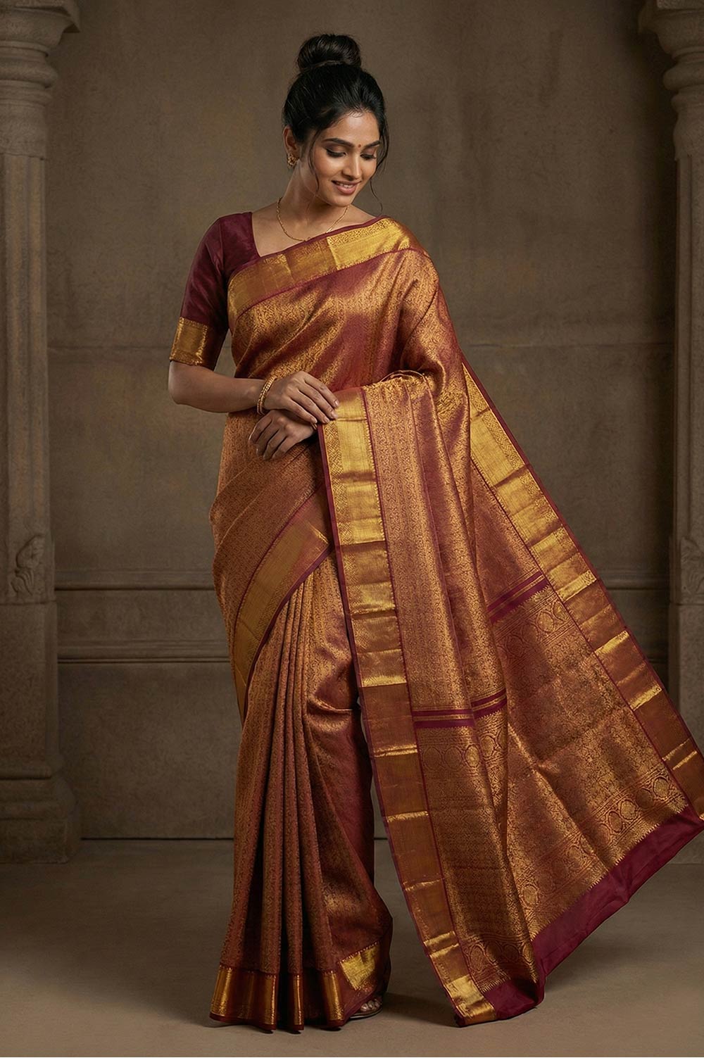 Kancheepuram Pure Silk Handloom Saree