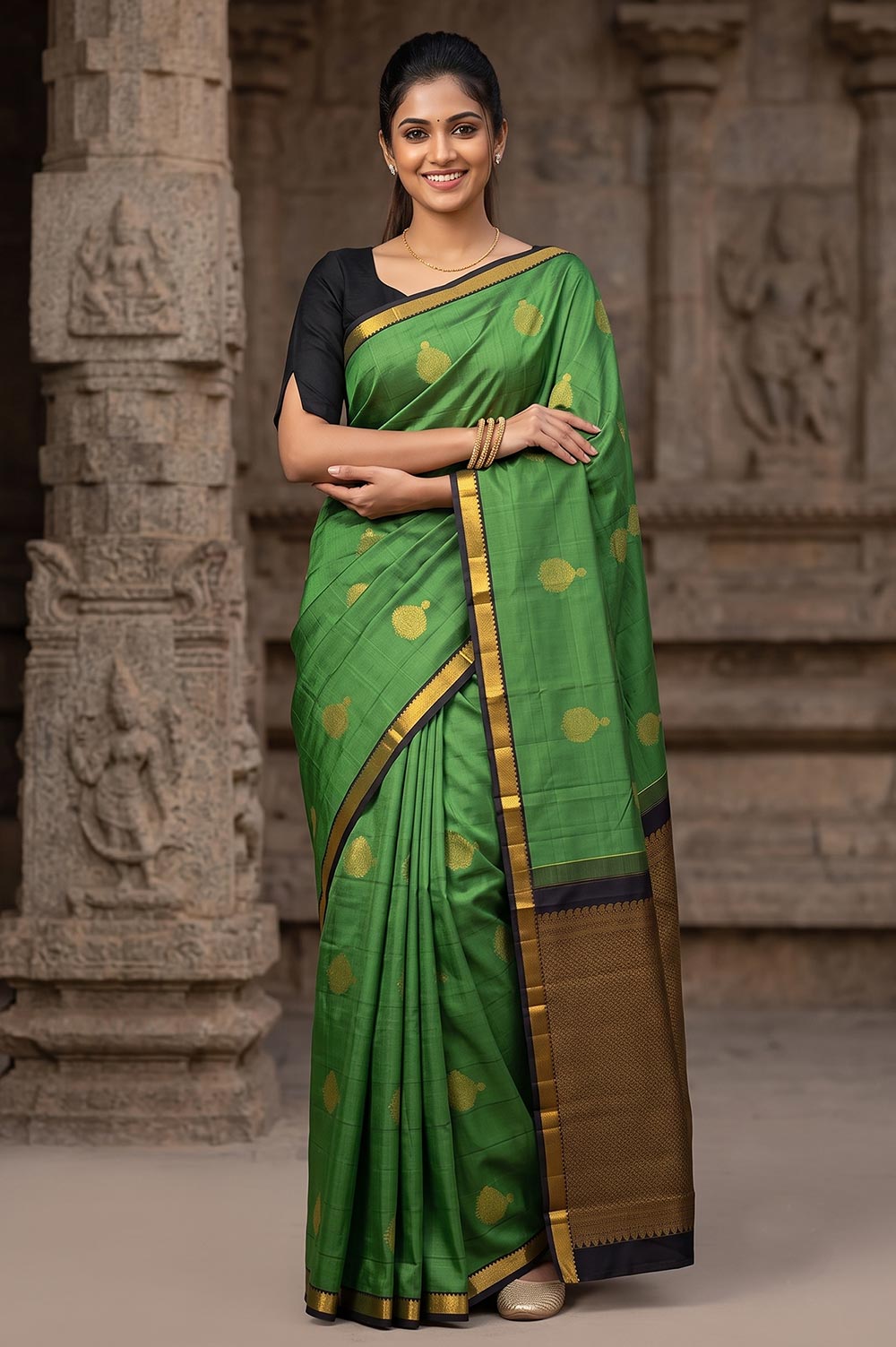 Kancheepuram Pure Silk Handloom Saree