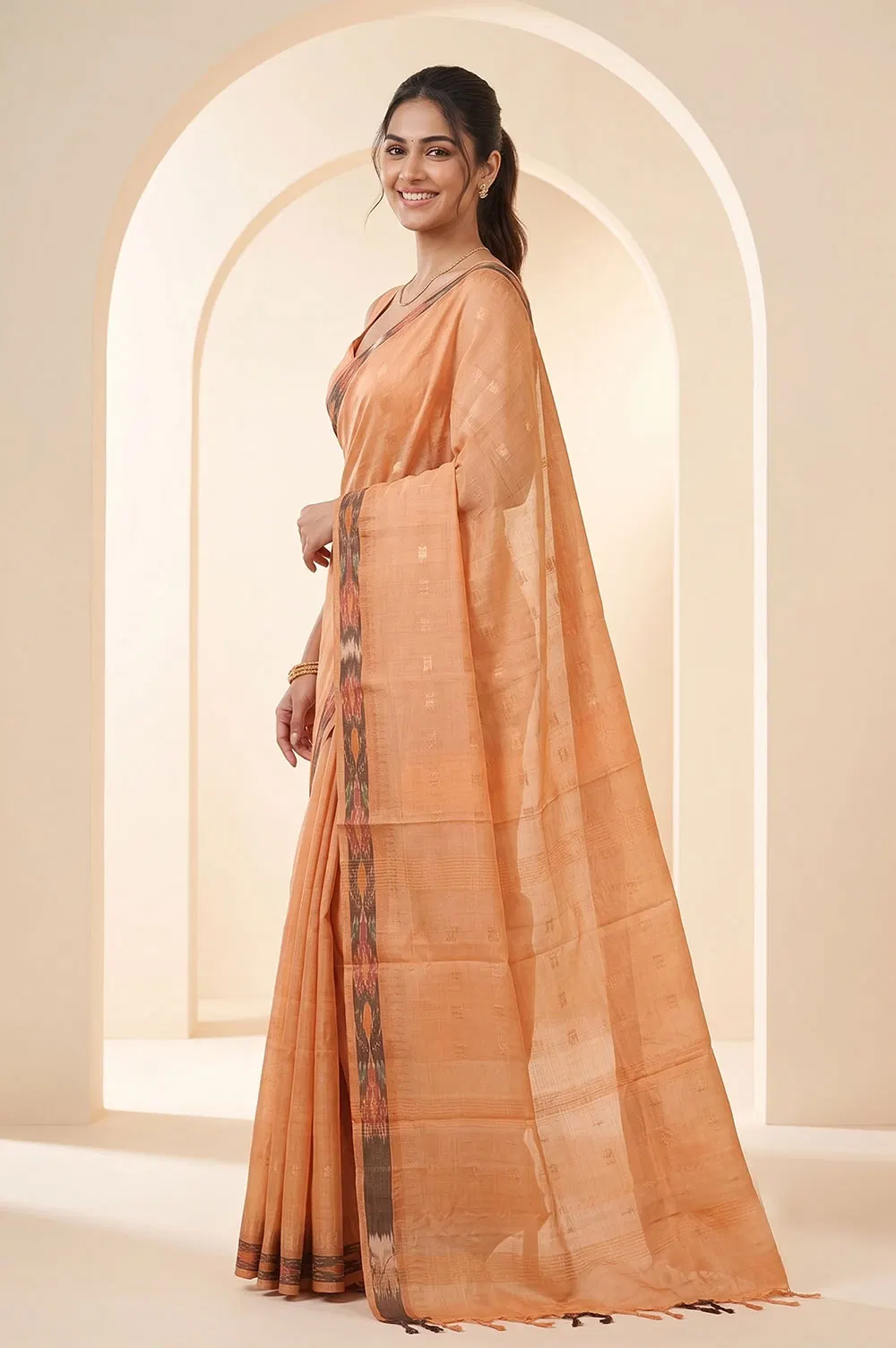 Kosa/Champa - Pure Tussar Handloom Silk Saree