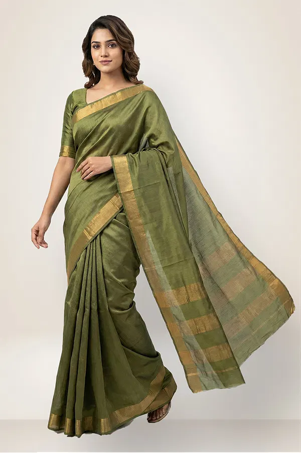 Kosa/Champa - Pure Tussar Handloom Silk Saree