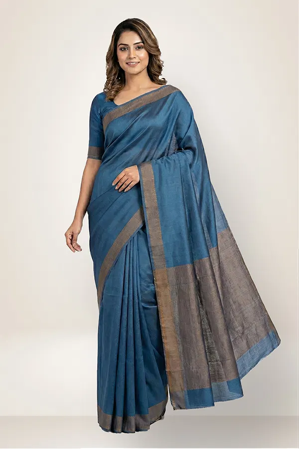 Kosa/Champa - Pure Tussar Handloom Silk Saree