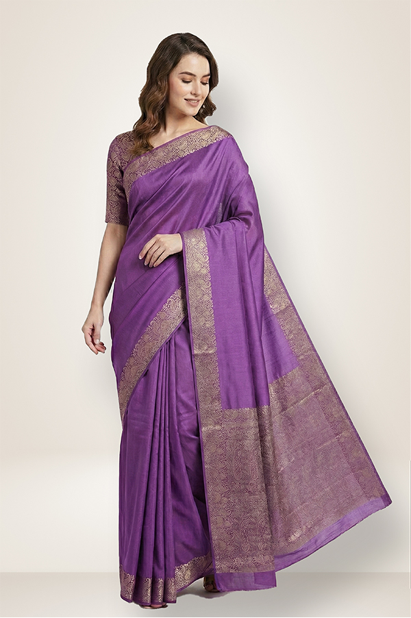 Kosa/Champa - Pure Tussar Handloom Silk Saree