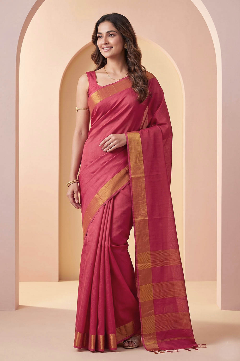 Kosa/Champa - Pure Tussar Handloom Silk Saree