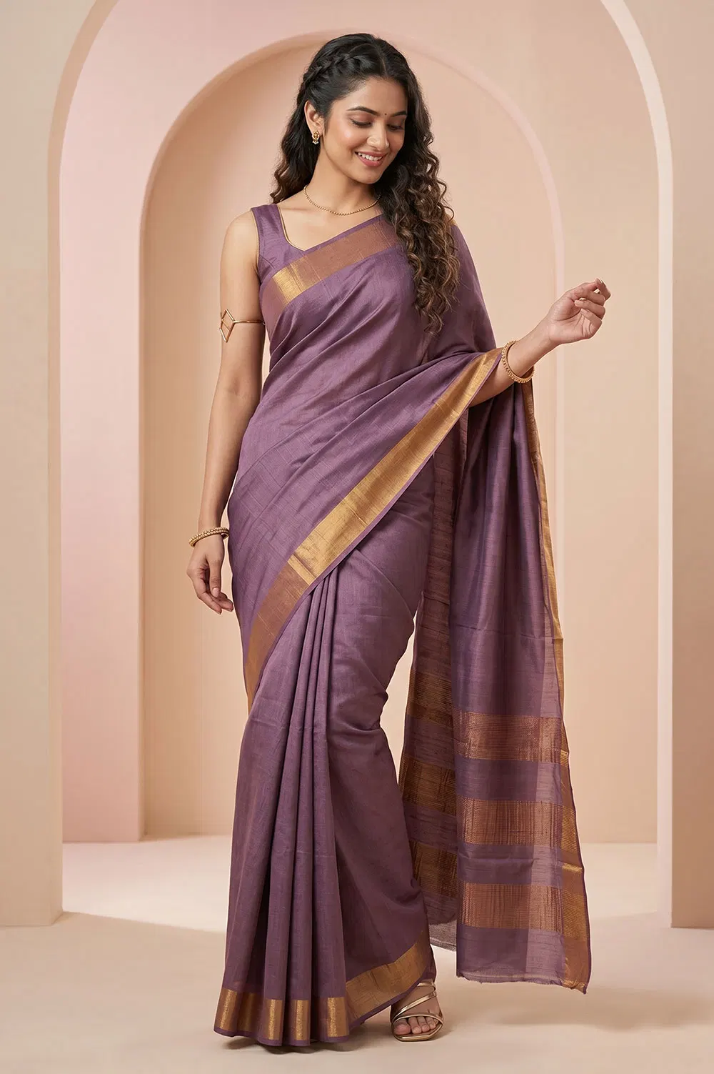 Kosa/Champa - Pure Tussar Handloom Silk Saree