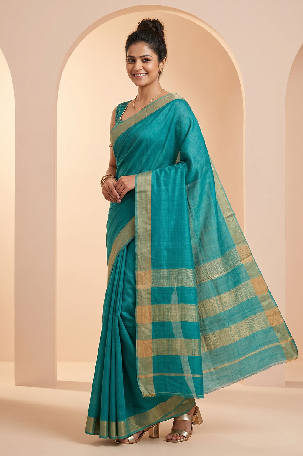 Kosa/Champa - Pure Tussar Handloom Silk Saree