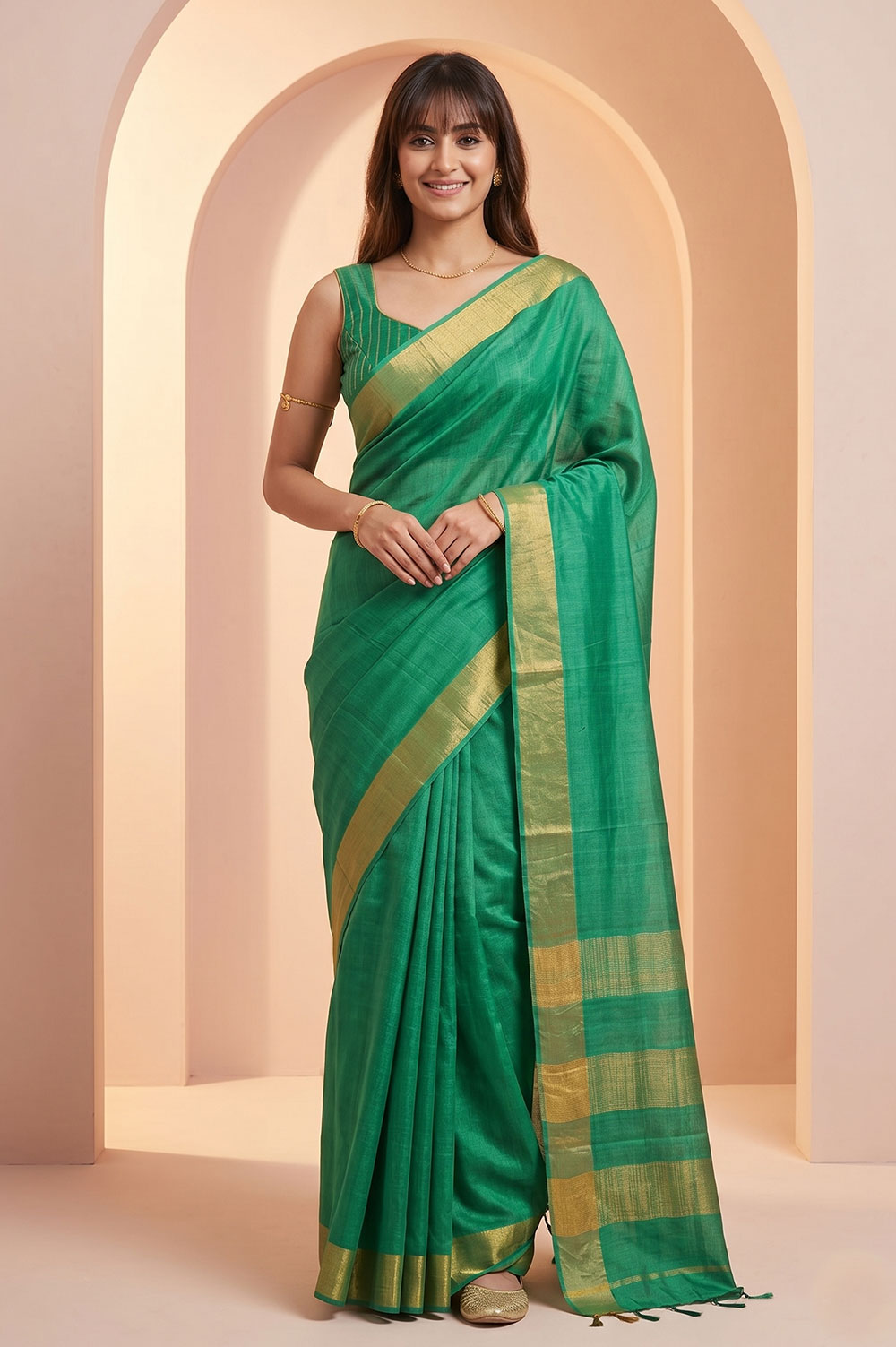 Kosa/Champa - Pure Tussar Handloom Silk Saree