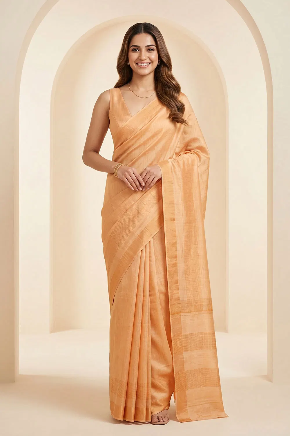 Kosa/Champa - Pure Tussar Handloom Silk Saree