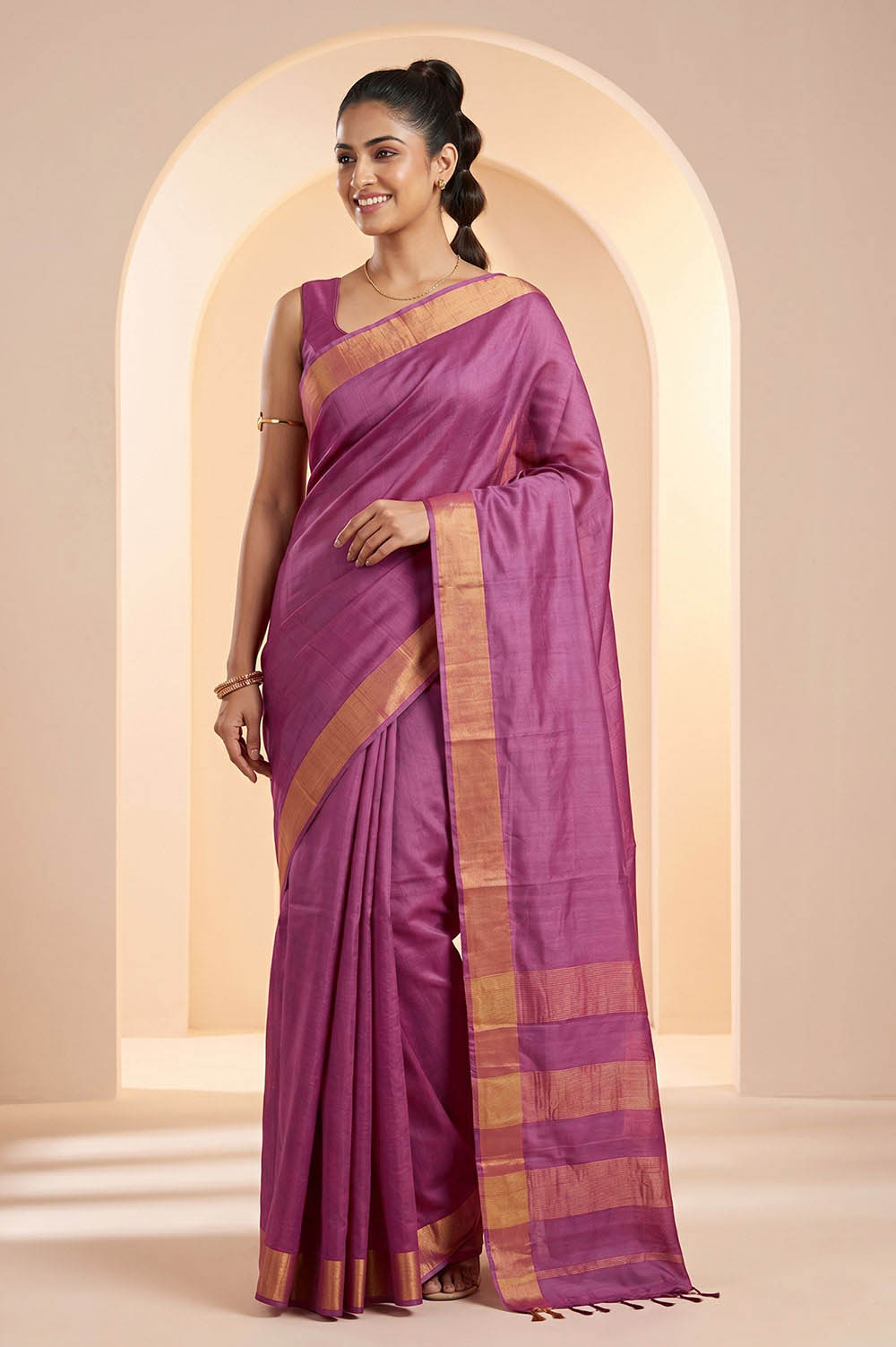 Kosa/Champa - Pure Tussar Handloom Silk Saree