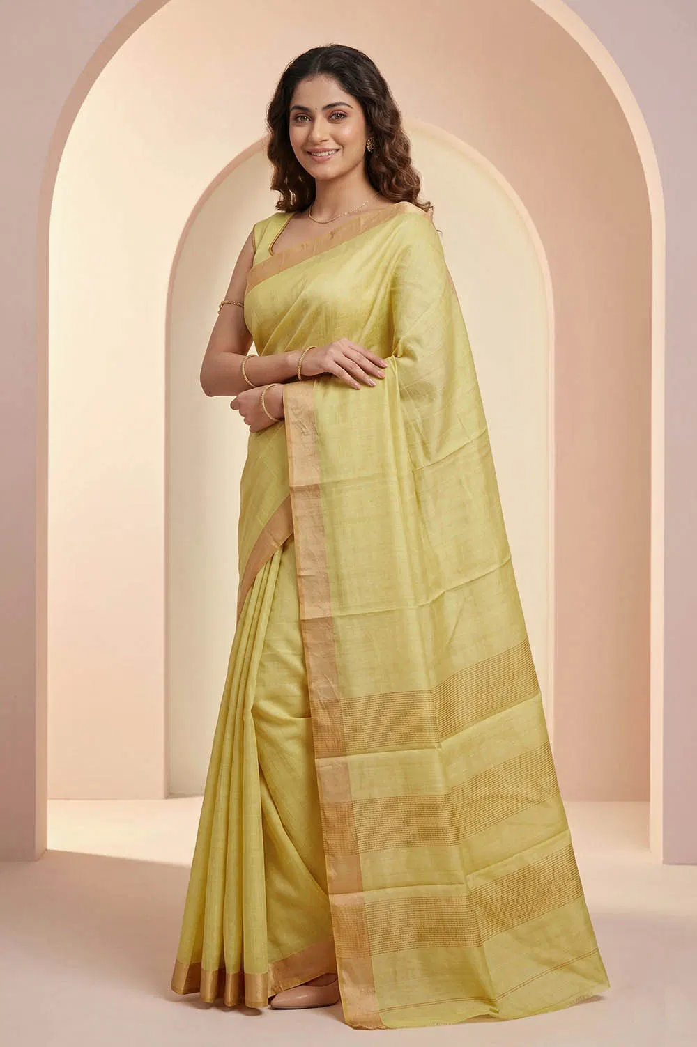 Kosa/Champa - Pure Tussar Handloom Silk Saree