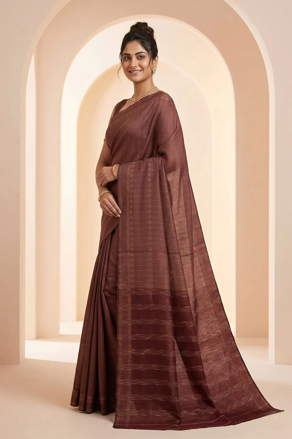 Kosa/Champa - Pure Tussar Handloom Silk Saree