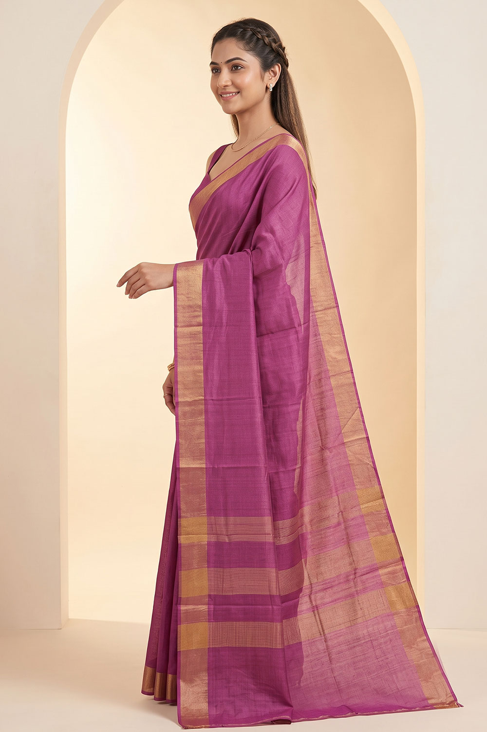 Kosa/Champa - Pure Tussar Handloom Silk Saree